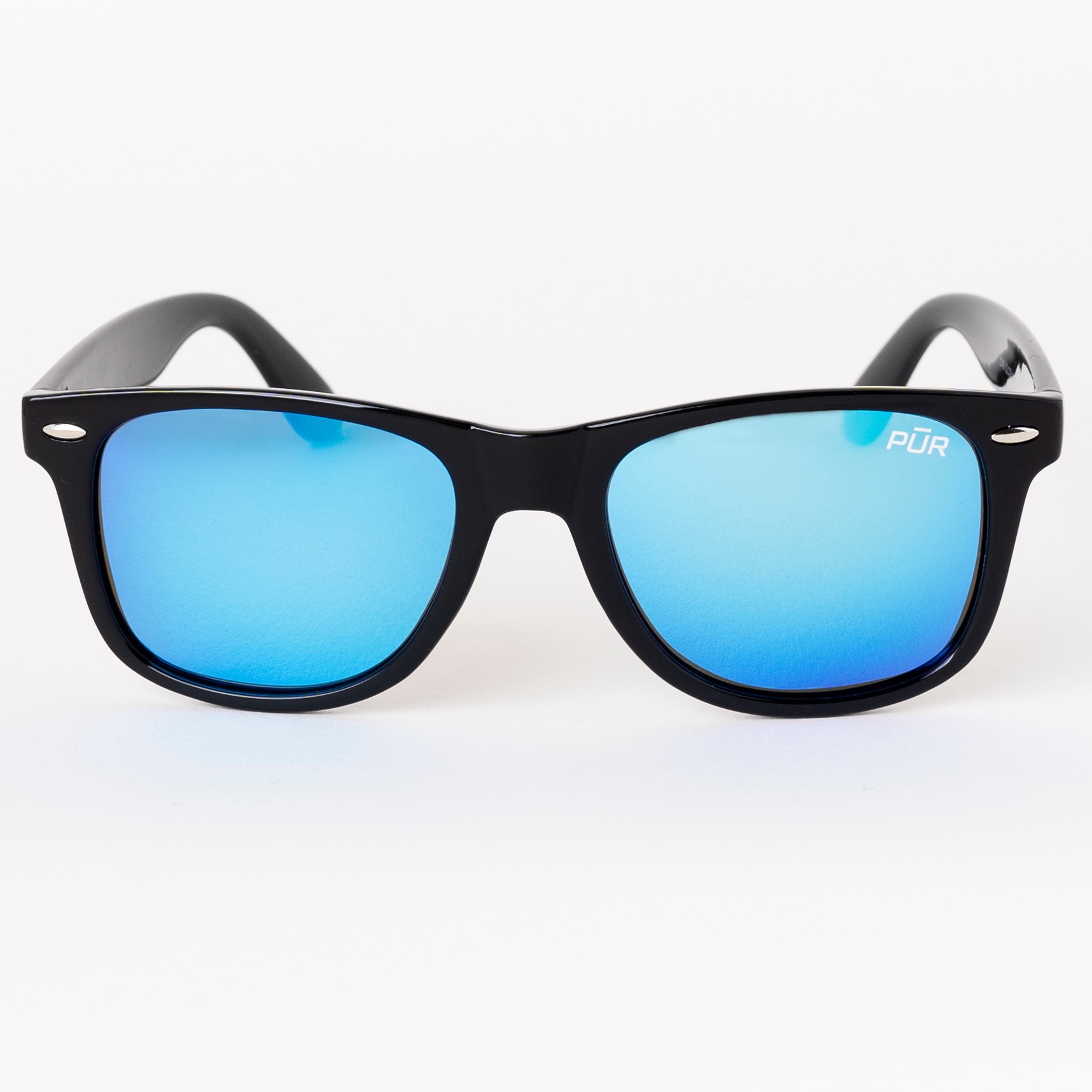 Eyewearlabs l Unisex Polarized Wayfarer Sunglasses For Driving Sports and  Adventure l Blue Lens l 100% UV Protected l Medium l Durand Blue