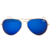 Catalina Blue Polarized Aviator Sunglasses