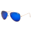 Catalina Blue Polarized Aviator Sunglasses