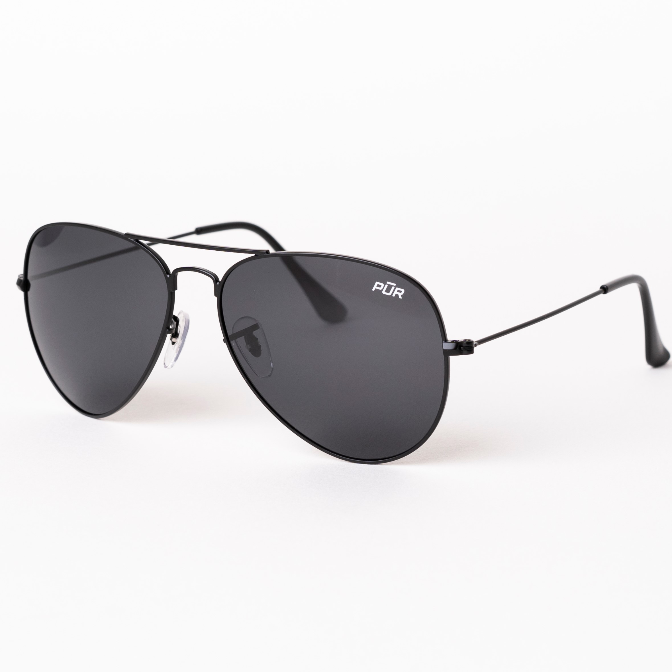 PUR Shades BLack Knight Polarized Aviator Sunglasses